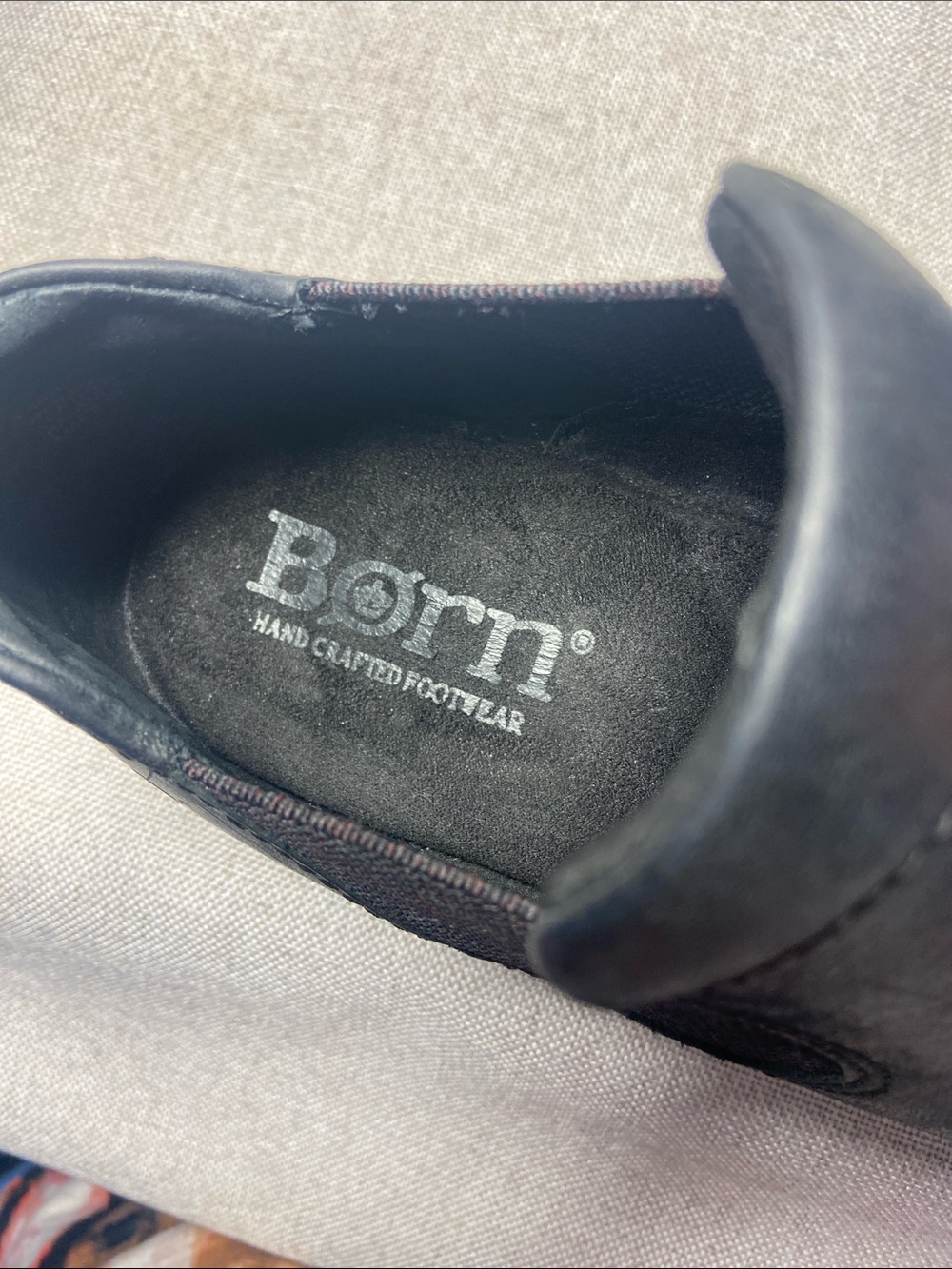 Born Black Leather Slip-On Ankle Shoes
Size 8. - Picture 9 of 9